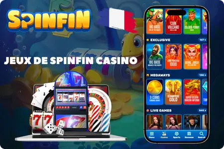 Jeux de Spinfin Casino